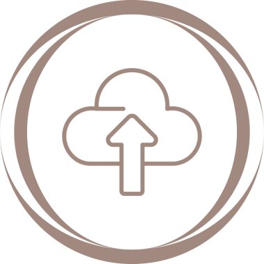 Bir ağaç simgesinin vektör illüstrasyonu