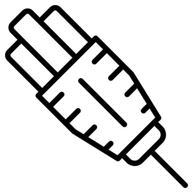 Termometre simgesi, anahat stili