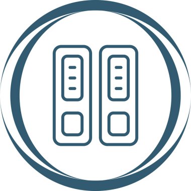 Kapı simgesinin vektör illüstrasyonu