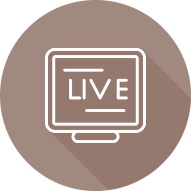 canlı ikon vektör illüstrasyonu