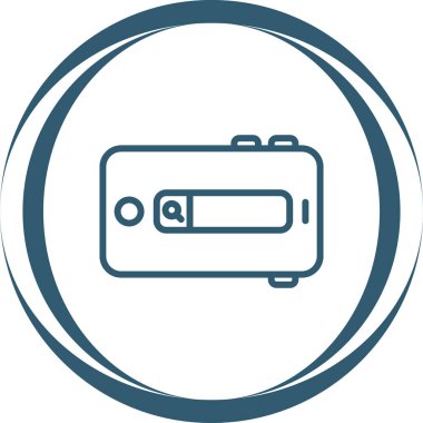 Modern b 'nin vektör illüstrasyonu eksik simgesi