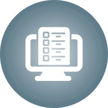 Bilgisayar web simge vektör çizim