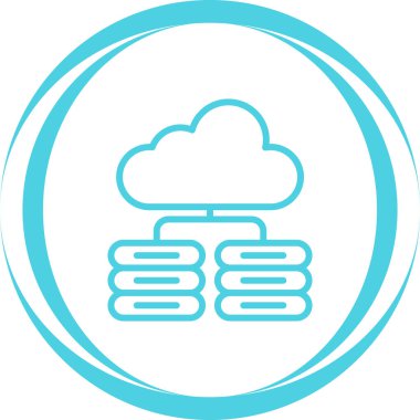 Bulut hesaplama. Web simgesi