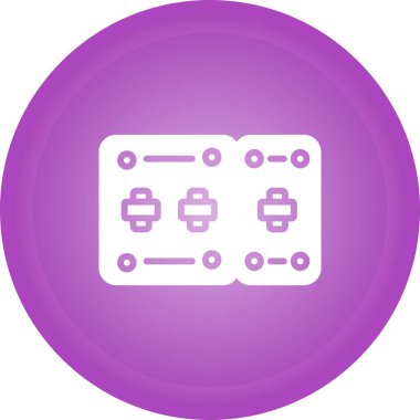 Modern bir simgenin vektör illüstrasyonu