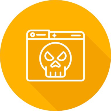 Kurukafa simgesi vektör illüstrasyonu