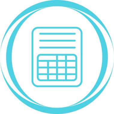 hesap makinesi simgesi vektör illüstrasyonu