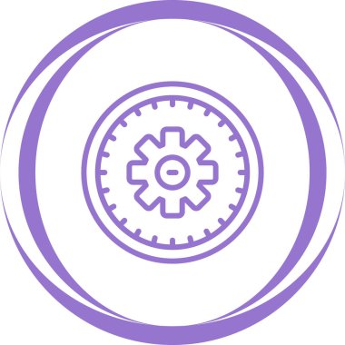 Modern oto onarımının vektör illüstrasyonu