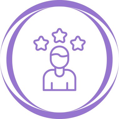 İnsan simgesinin vektör illüstrasyonu