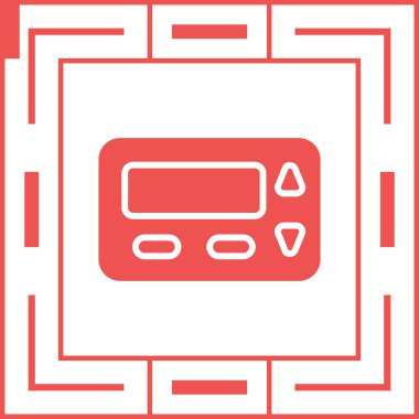 Modern simgenin vektör illüstrasyonu