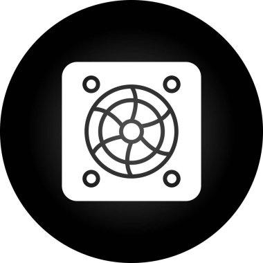 Çip simgesi vektör illüstrasyonu