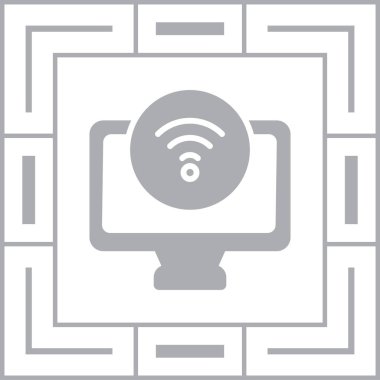 Bilgisayar web simge vektör çizim