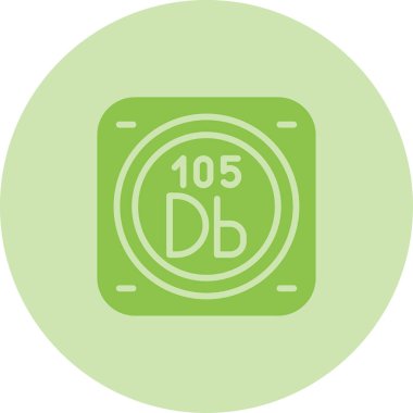 Beyaz arkaplanda yeşil çizgi çember vektör simgesi