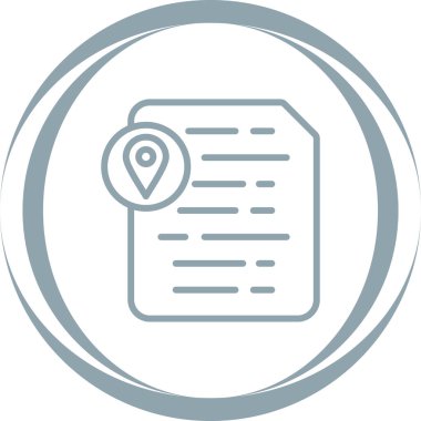 konumu simgesi harita, illüstrasyon vektör