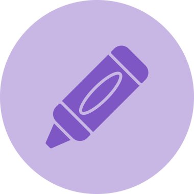 Kalem. Web simgesi basit illüstrasyon