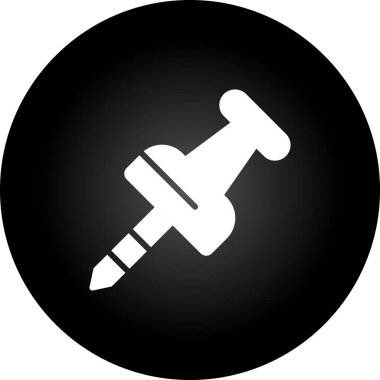 Çekiç ikonu vektör illüstrasyonu