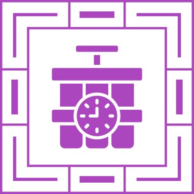 Modern saatin vektör çizimi