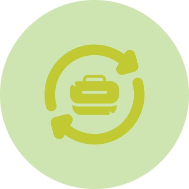 Modern otomatik simgenin vektör illüstrasyonu