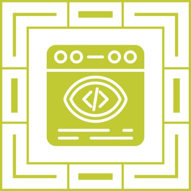 Fırın simgesi, vektör çizimi