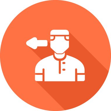 Koruyucu maskeli ve maskeli bir adamın vektör çizimi.