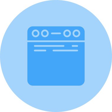 Yıkama. Web simgesi basit illüstrasyon