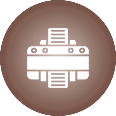 Bir kamyon simgesinin vektör çizimi