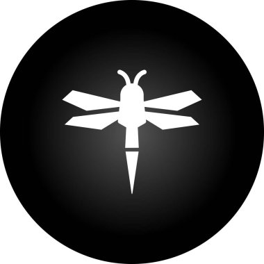 Siyah bir simgenin vektör illüstrasyonu