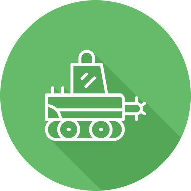 Askeri simgenin vektör illüstrasyonu.