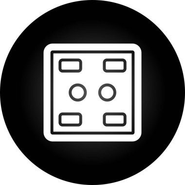 Modern b 'nin vektör illüstrasyonu eksik simgesi