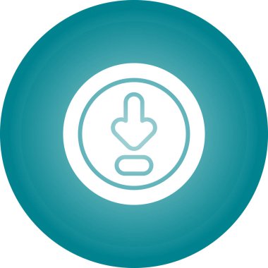 Modern bir simgenin vektör illüstrasyonu