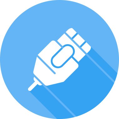 Bir dolgu simgesinin vektör illüstrasyonu