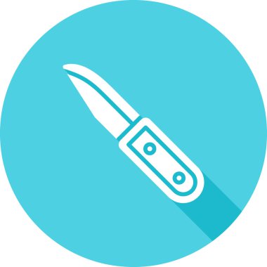 Bıçak. Web simgesi basit illüstrasyon