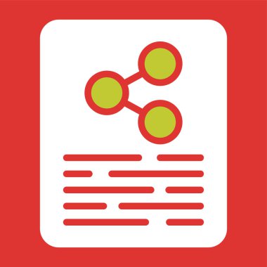 Molekül ve tıbbi araştırma simgesi