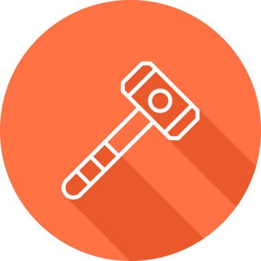 Tornavida. Web simgesi basit illüstrasyon