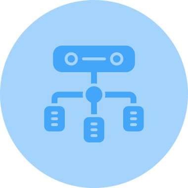 Robot simgesinin vektör illüstrasyonu