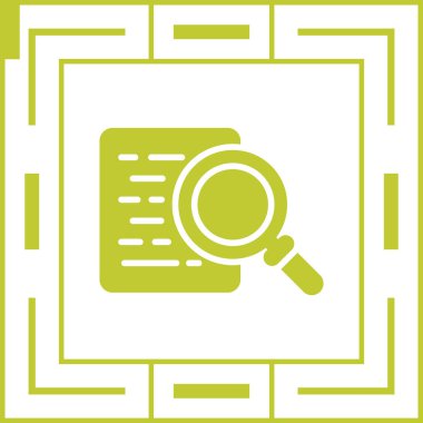 Arama simgesi vektör illüstrasyonu