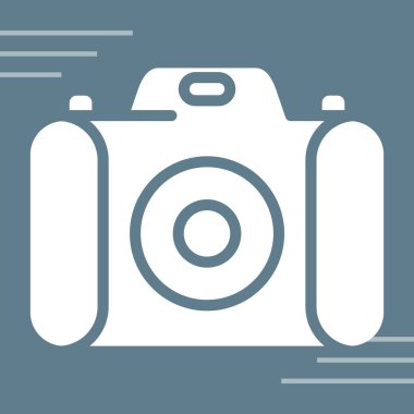 kamera fotoğraf simgesi ana hatlar biçiminde