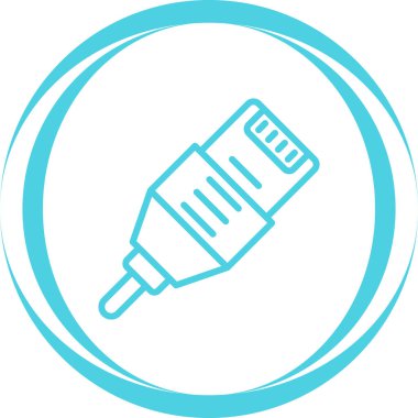 Elektrik Ampulü. Basit illüstrasyon