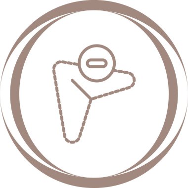 Dürbünün basit vektör çizimi