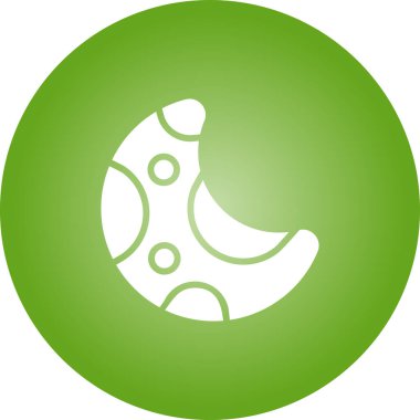 Eşsiz Ay Vektörü Kabartma Simgesi