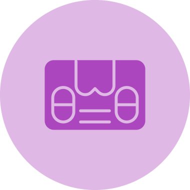 Modern b 'nin vektör illüstrasyonunda gaz ikonu yok