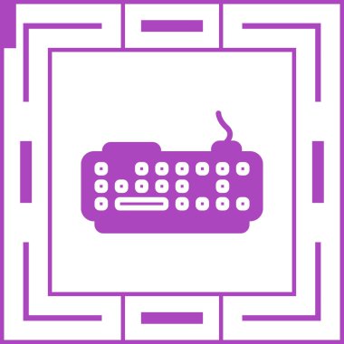 Daktilo simge vektör çizim