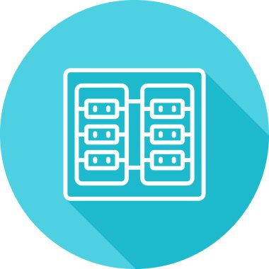 Ağ Paylaşımı. Vektör illüstrasyonu