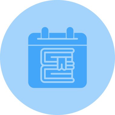 Takvim simgesi vektör illüstrasyonu