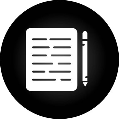 belge simgesi. vektör illüstrasyonu