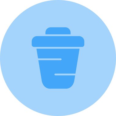 Kova. Web simgesi basit illüstrasyon