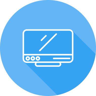 Dizüstü bilgisayar simgesi vektör çizimi