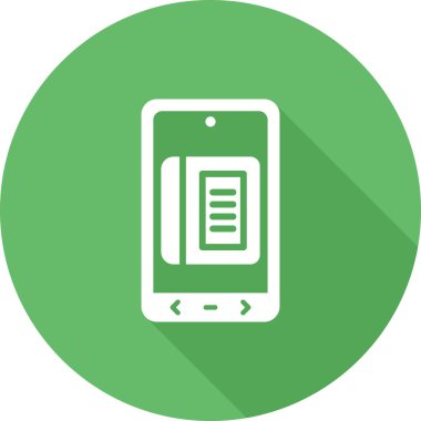 akıllı telefon simgesi vektör illüstrasyonu