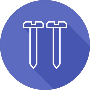 Tek bir simgenin vektör illüstrasyonu