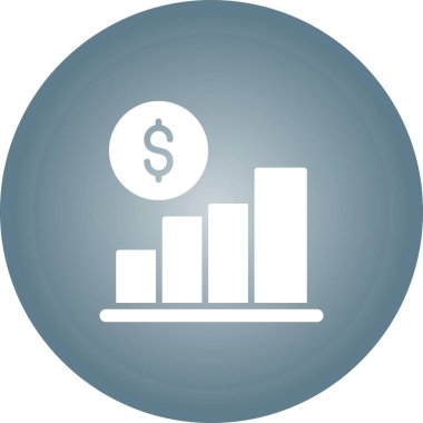 İş simgesi finans simgesinin vektör illüstrasyonu