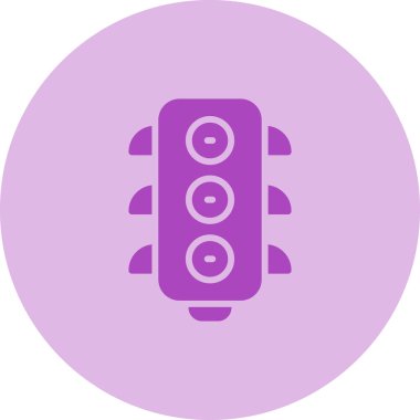 Modern simgenin vektör illüstrasyonu